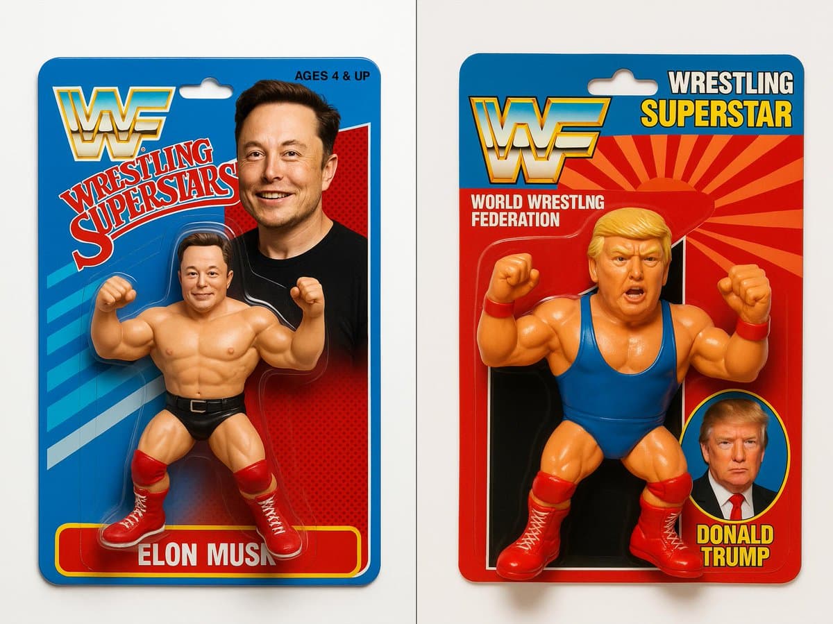 90s-style wrestling characters
