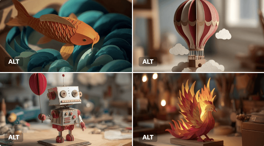 3D Paper Artwork
