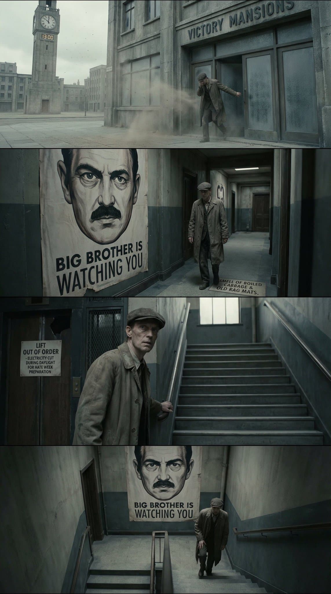 Create a film storyboard script.