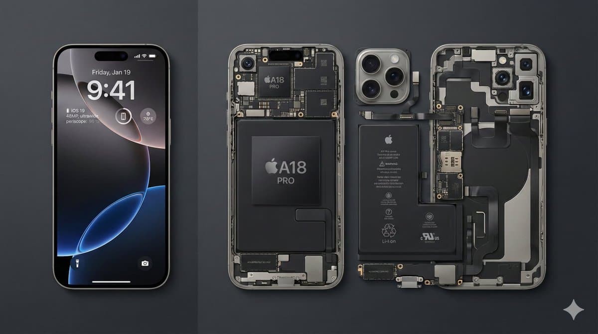 Desmontaje del iPhone 16 Pro Max