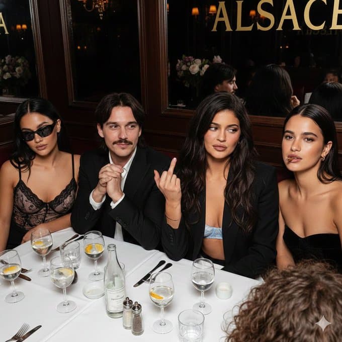 A group of lively and stylish young people