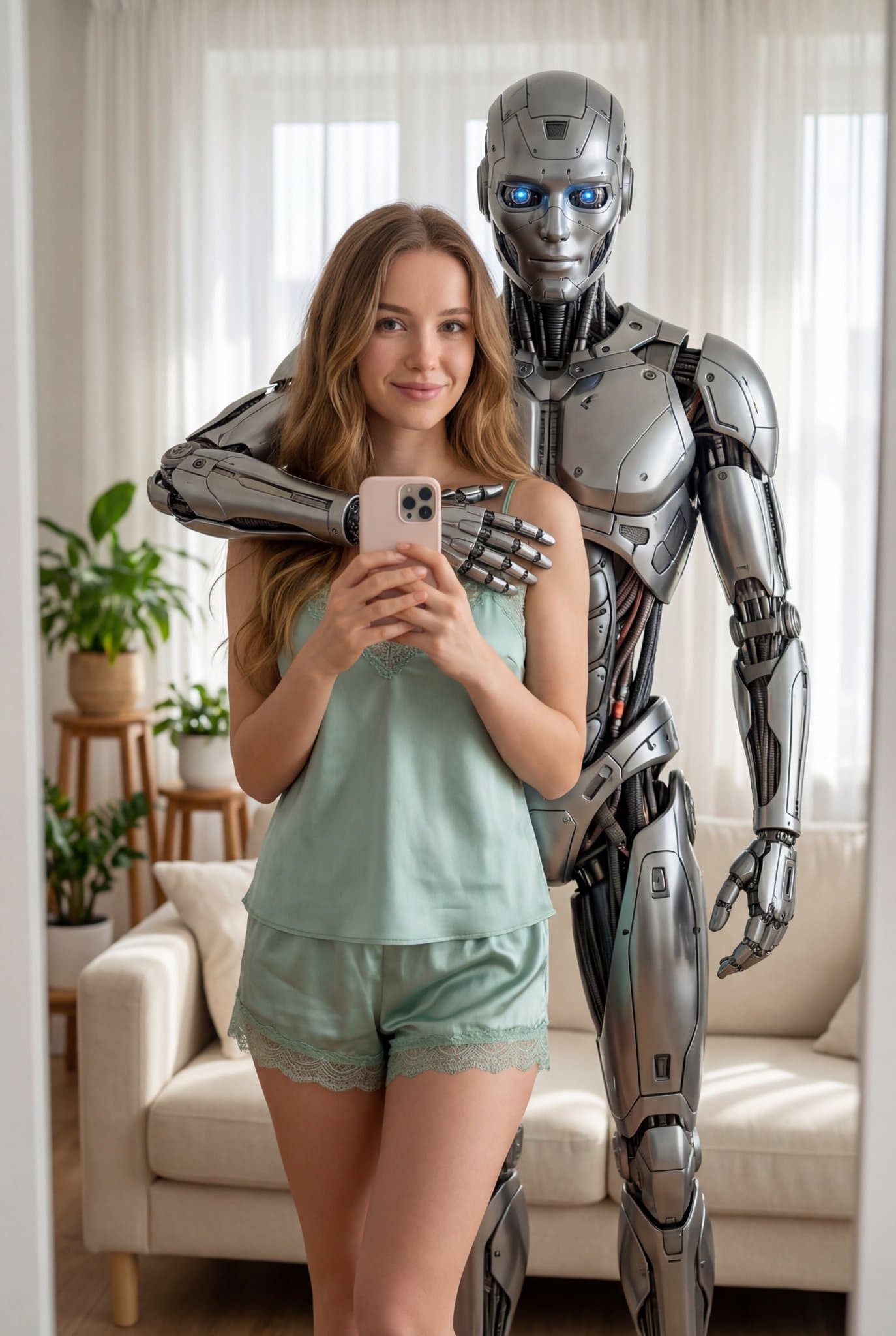 A Heartwarming Moment Between Humans and Robots