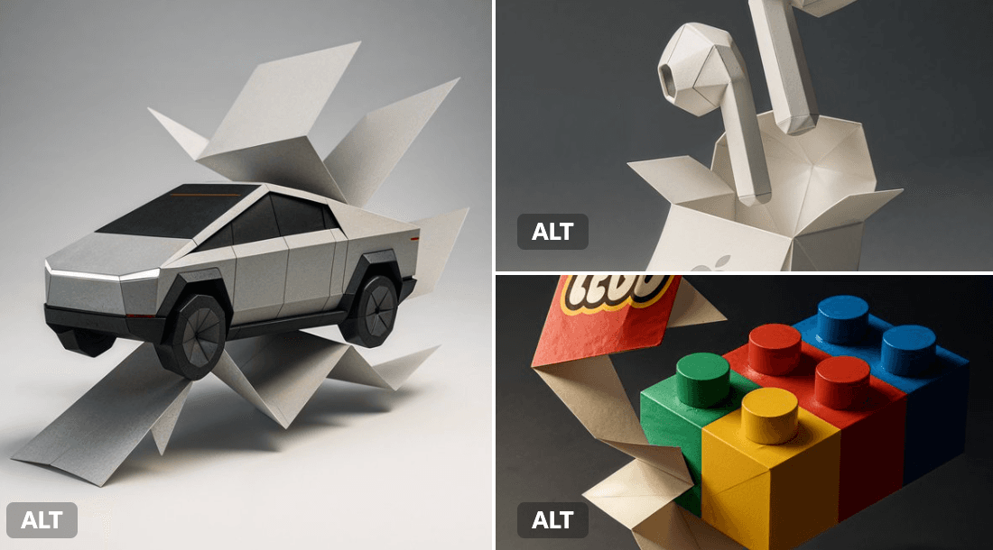 Brand Folded Paper