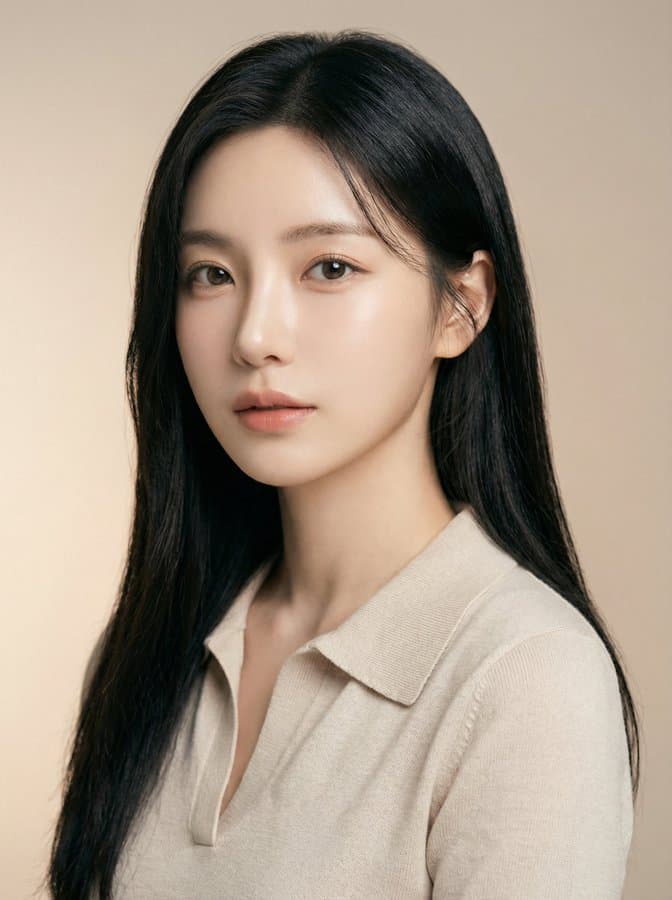 Professional Korean-style portrait photography for character transformation