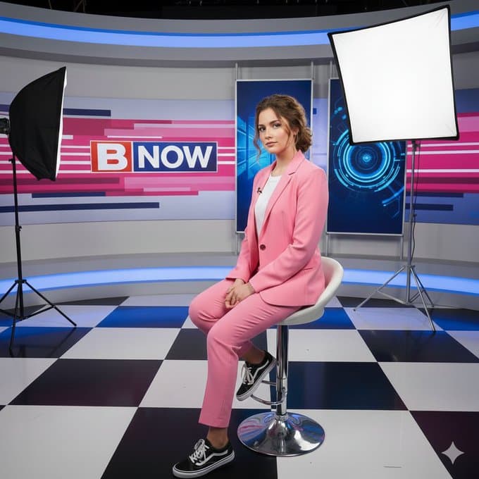 TV News Studio Live