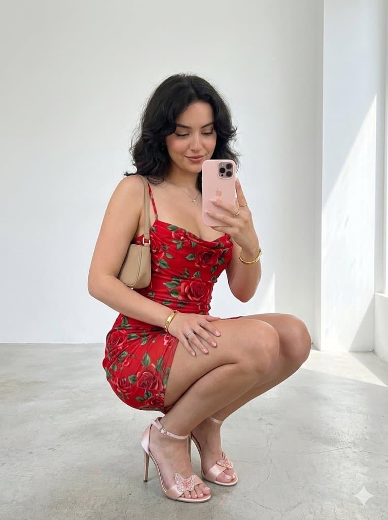 Female selfie